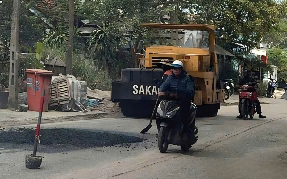 Đà Nẵng: Sửa chữa khẩn cấp đường tỉnh oằn mình "gánh" xe tải nặng sau phản ánh của Người Đưa Tin