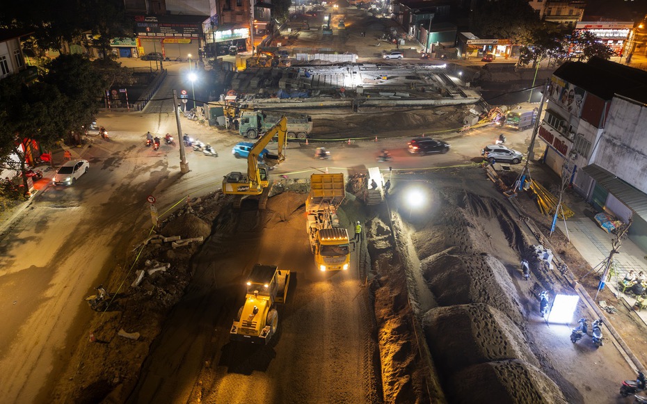 Vành đai 2,5 Hà Nội đẩy nhanh tiến độ, dự kiến thông xe cuối tháng 1