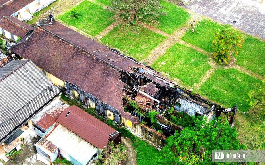 Mục sở thị ngôi trường đại học đầu tiên ở Huế xuống cấp nghiêm trọng