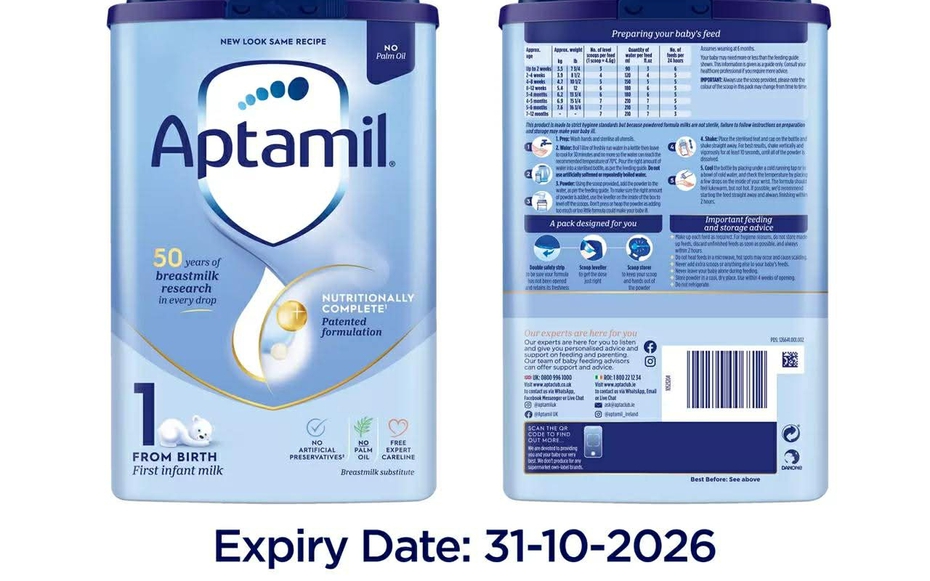 Aptamil bị thu hồi tại nước ngoài, Cục An toàn thực phẩm ra yêu cầu khẩn