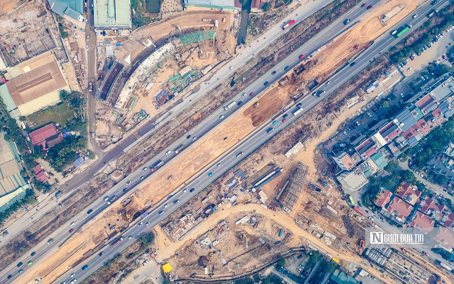 Hà Nội: Hình hài nút giao hơn 2.380 tỷ đồng dần lộ diện