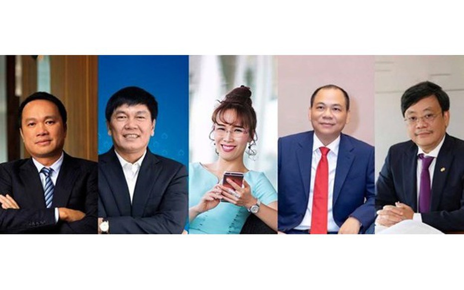 Khối tài sản của 5 tỷ phú Việt Nam đầu năm 2026