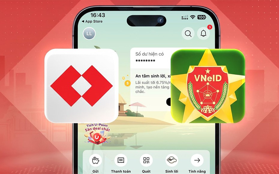 Chậm nhất ngày 30/06/2027, tài khoản ngân hàng phải liên kết VNeID, người dùng cần làm gì?
