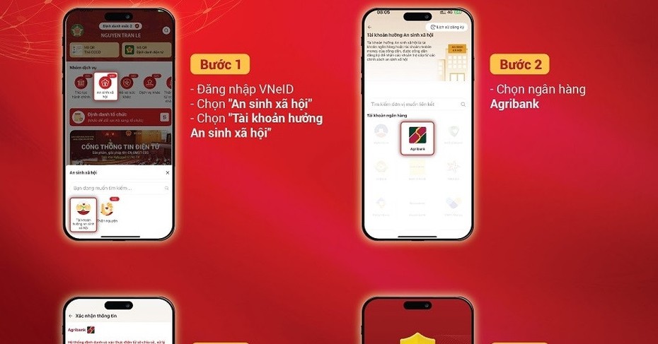 Cách liên kết tài khoản ngân hàng với tài khoản VNeID để tránh không bị khóa