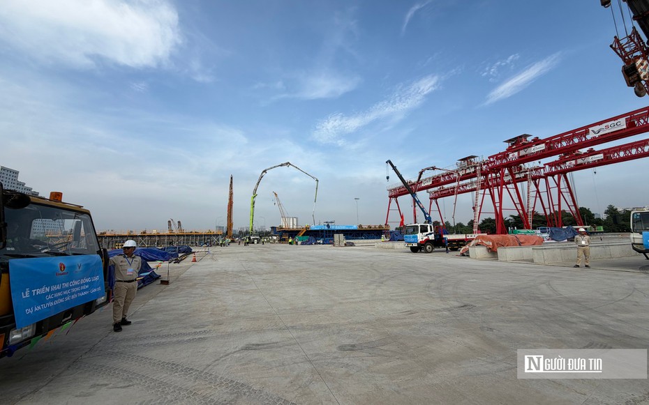 10.000 kỹ sư, công nhân tham gia xây dựng đường sắt Bến Thành - Cần Giờ