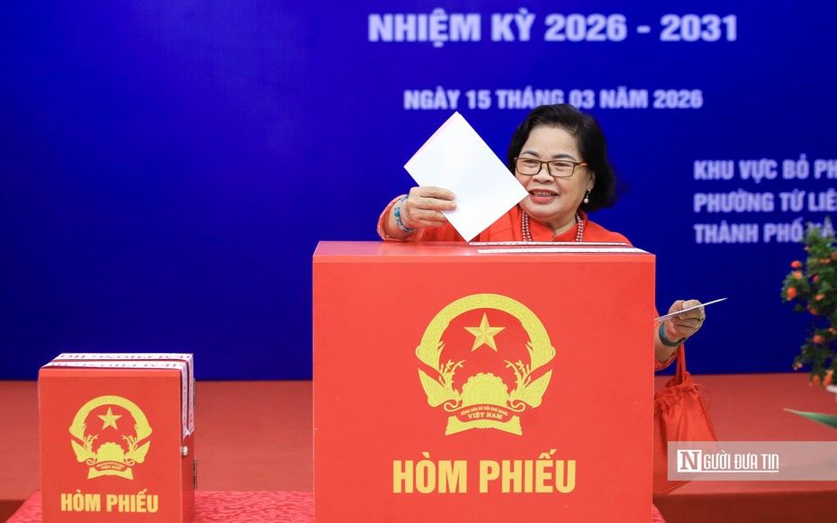 Hà Nội: Cử tri hân hoan trong ngày hội non sông