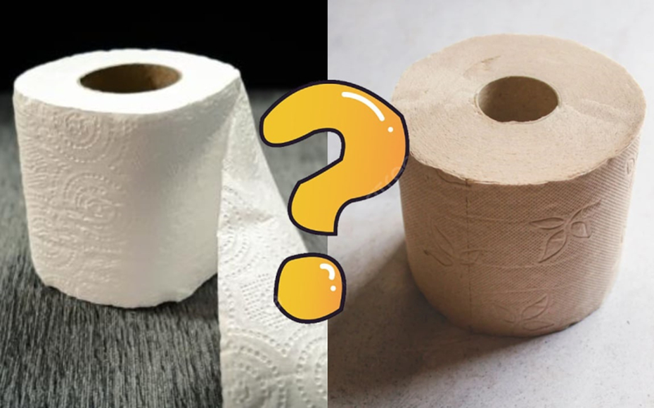 90% người mua không hay biết: Giấy vệ sinh màu trắng và màu vàng loại nào tốt hơn?