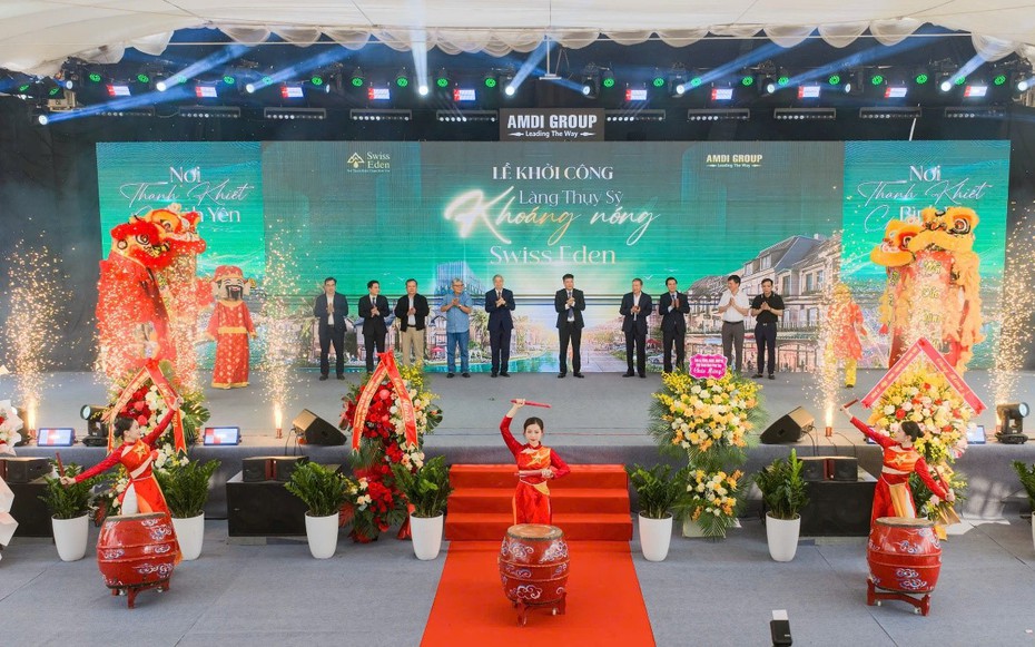 AMDI Group khởi công dự án Swiss Eden: Đánh thức “Mỏ vàng” khoáng nóng Thanh Thủy, định hình chuẩn sống “Wellness” ven đô