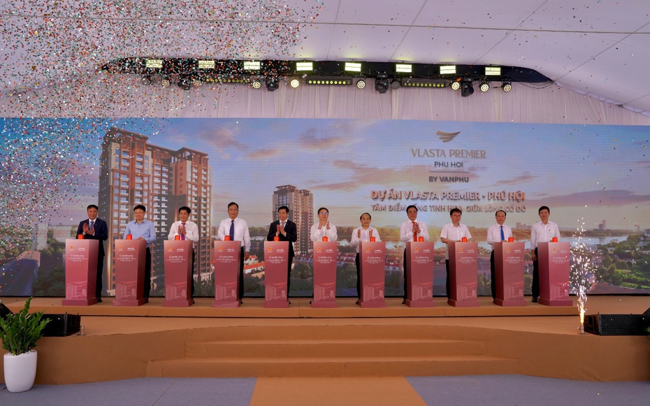 Văn Phú khởi công dự án Vlasta Premier - Phú Hội: Kiến tạo chuẩn sống tinh hoa tại “giao lộ di sản – hiện đại” trung tâm phố đi bộ Huế