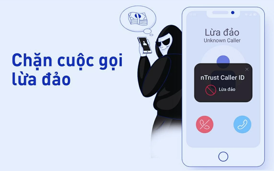 Chặn cuộc gọi lừa đảo chỉ trong vài giây: Bí quyết cực nhanh với nTrust