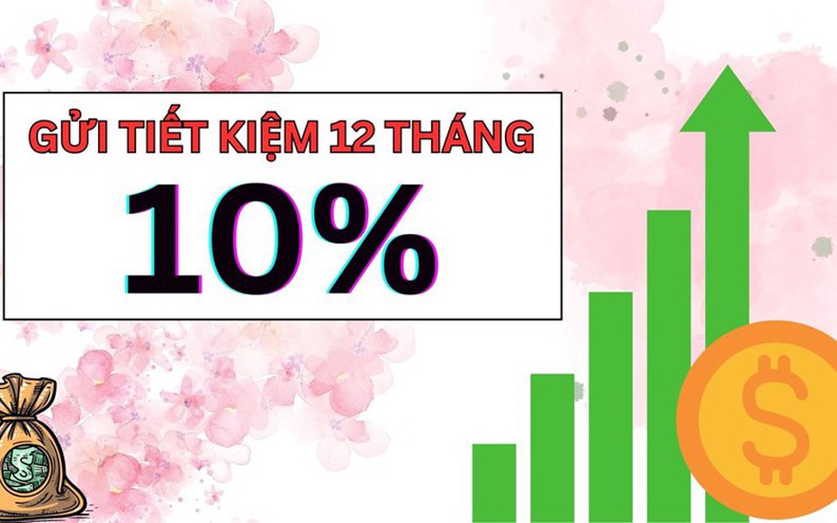 Lãi suất tiết kiệm tháng 4 nhiều ngân hàng nâng mức, có nơi lên đến 10%/năm
