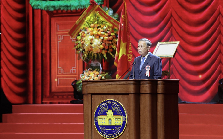 Tổng Bí thư, Chủ tịch nước Tô Lâm: Đại học Quốc gia Hà Nội phải luôn tự soi mình trong trách nhiệm quốc gia