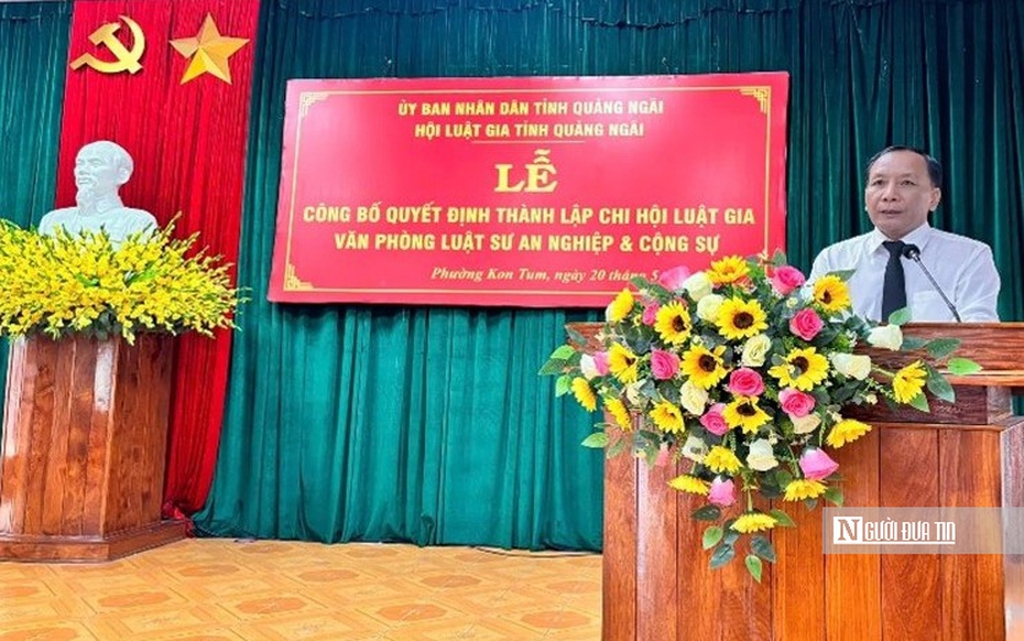 Hội Luật gia tỉnh Quảng Ngãi đẩy mạnh tuyên truyền, phổ biến pháp luật trên địa bàn phường Kon Tum