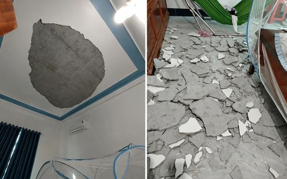 Bị mảng vữa trần nhà rơi trúng khi đang ngủ, bé 6 tháng tuổi tử vong thương tâm