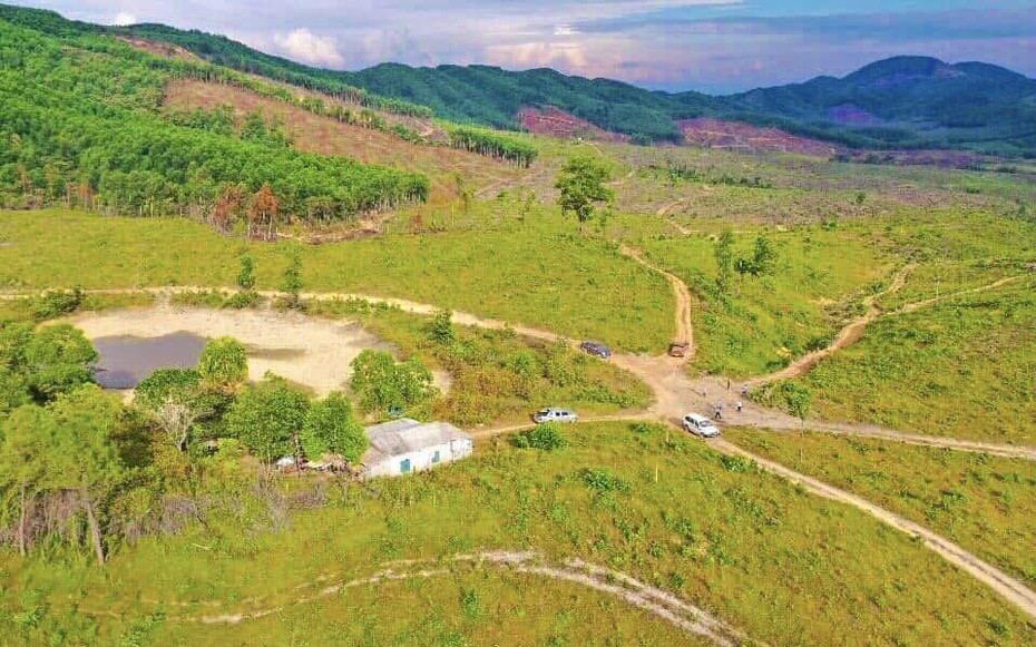 Cận cảnh khu vực triển khai dự án sân golf thể thao 18 hố tại Hà Tĩnh