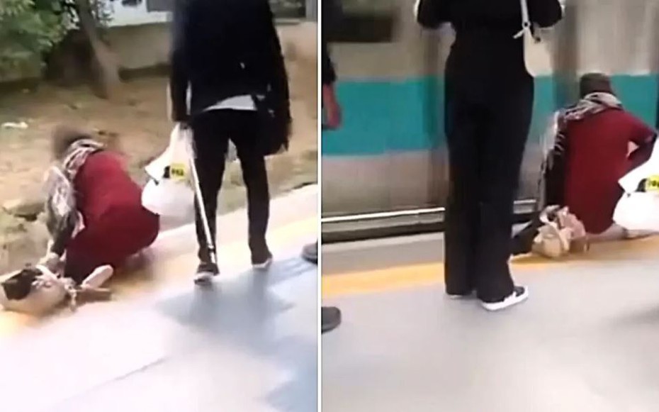 Đoàn tàu vừa lướt qua, hành khách "sốc nặng" khi thấy cảnh tượng dưới đường ray