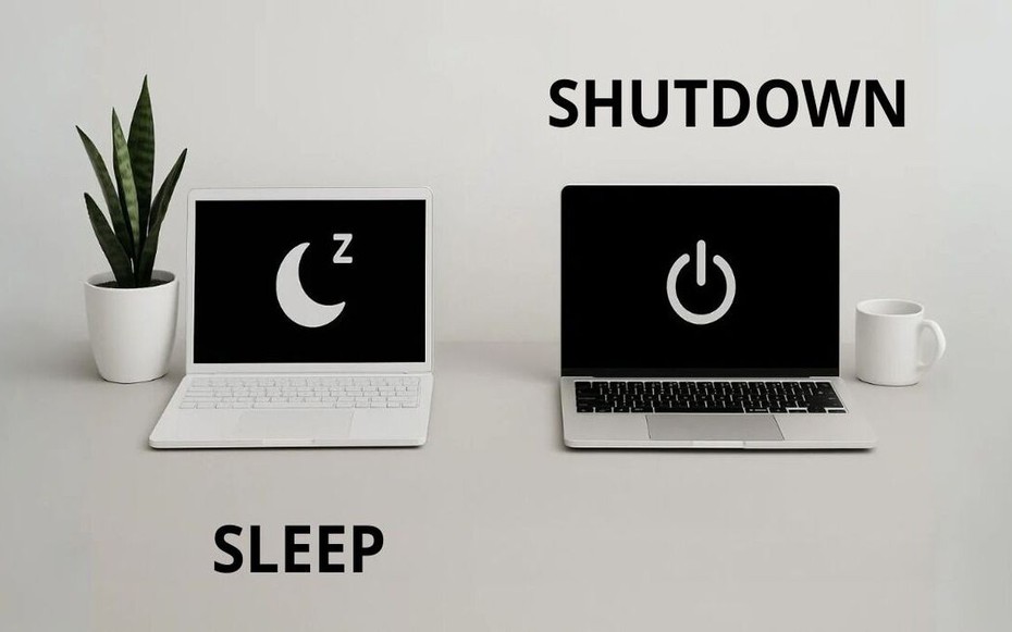 Dùng máy tính, để Shutdown hay Sleep tốt hơn?