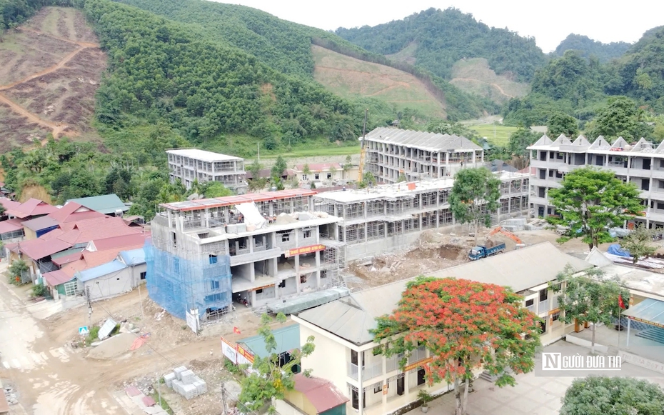 Trường liên cấp nội trú ở Thanh Hóa tăng tốc xây dựng, hiện thực hóa ước mơ của thầy trò vùng biên