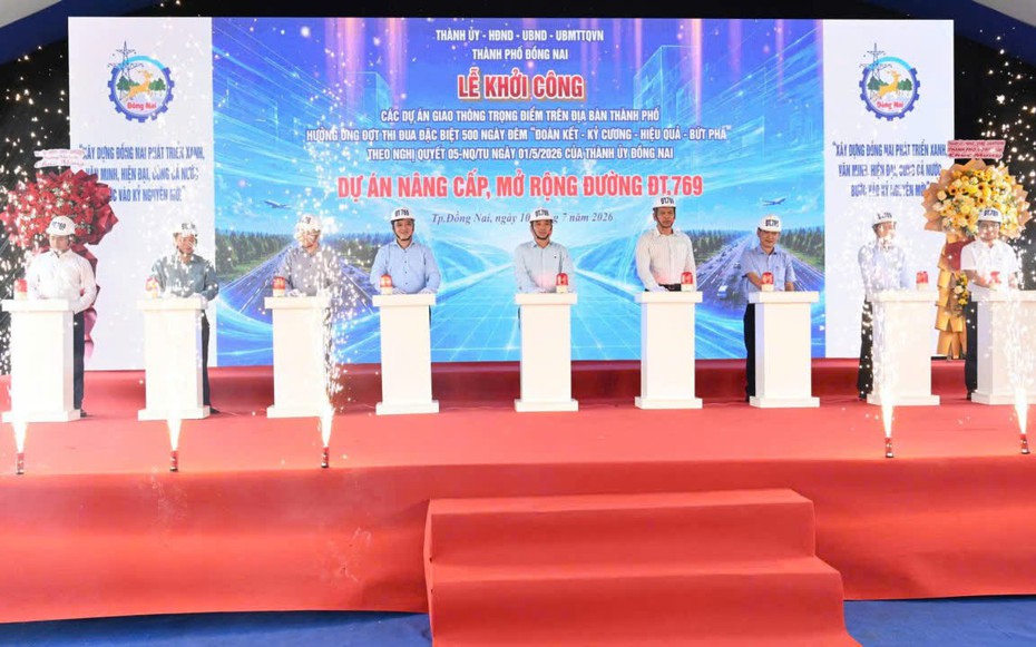 Đồng Nai khởi công 3 trục giao thông chiến lược, tăng tốc kết nối sân bay Long Thành