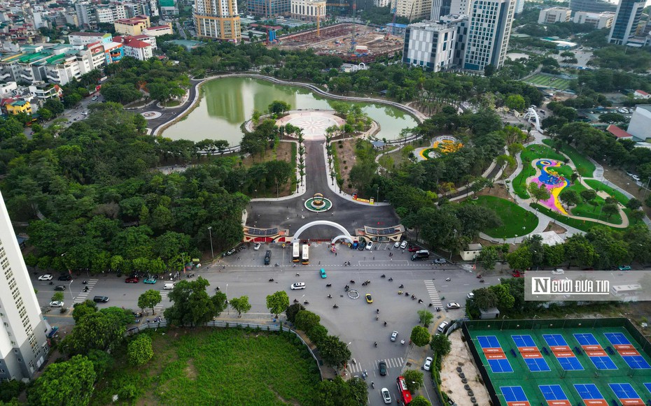 Toàn cảnh khu vực thí điểm phố đi bộ thông minh đầu tiên ở Hà Nội