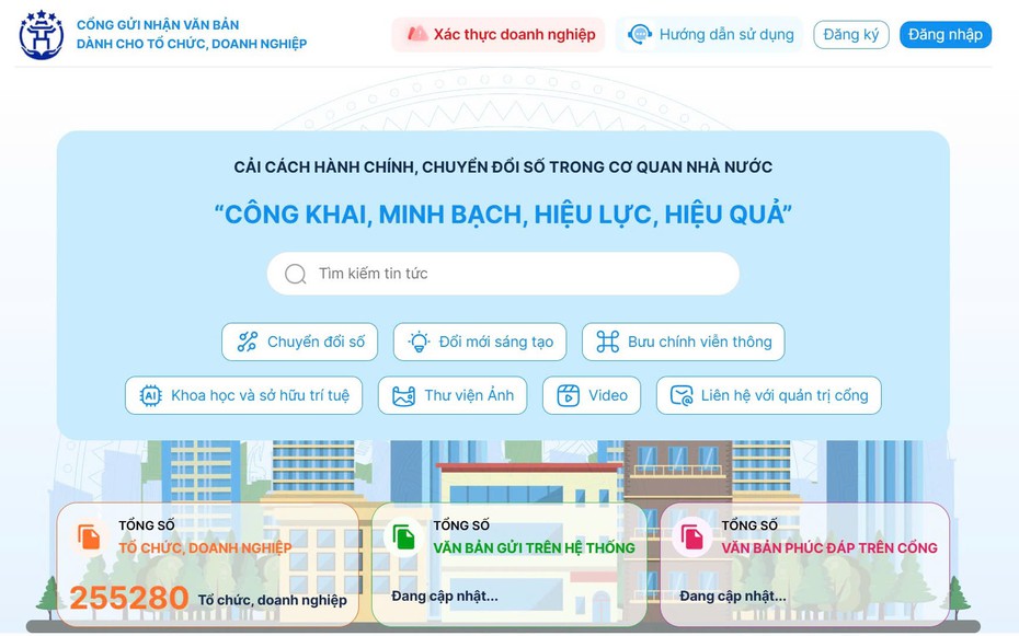 Hà Nội tập huấn sử dụng hệ thống chuyển, nhận văn bản điện tử giữa doanh nghiệp và cơ quan nhà nước