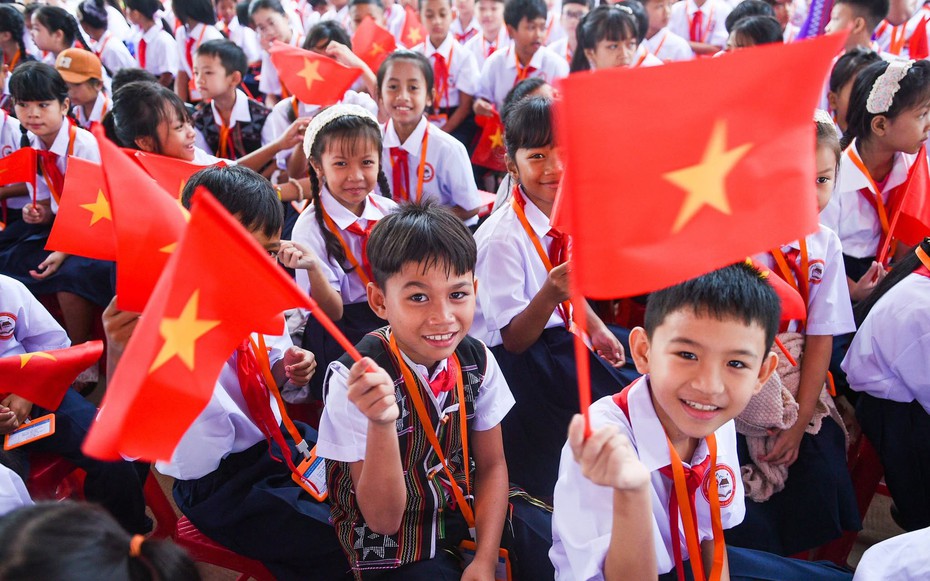 Ước mơ trường mới của học sinh vùng biên đã thành hiện thực