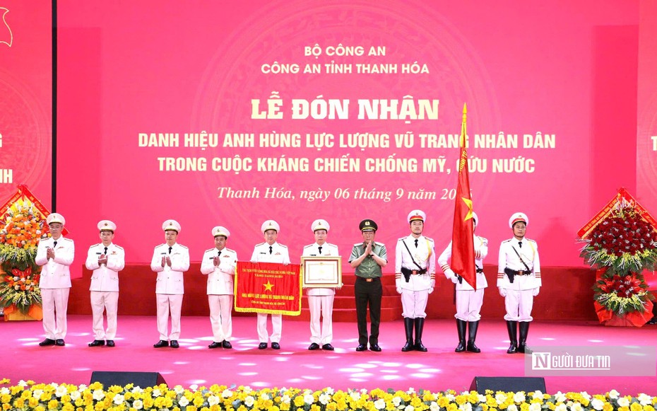 Công an tỉnh Thanh Hóa được phong tặng AHLLVTND trong kháng chiến chống Mỹ