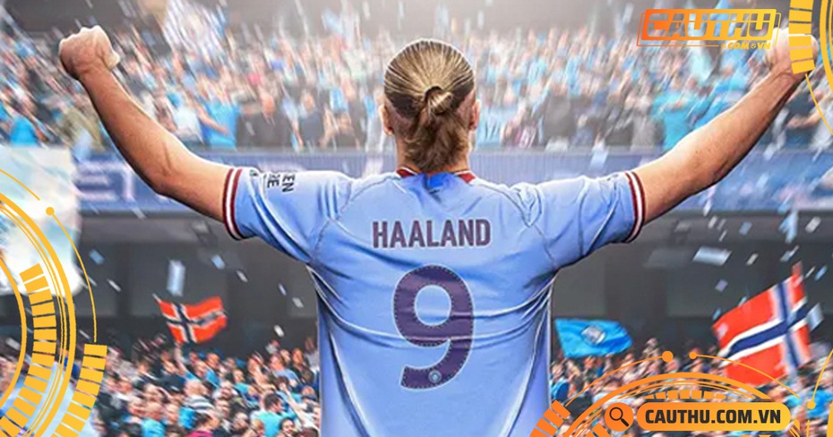 Haaland được trao số 9 huyền thoại ở Man City