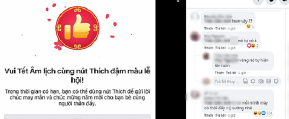 Mách bạn cách bật nút Like đỏ chào đón xuân Tân Sửu trên Facebook