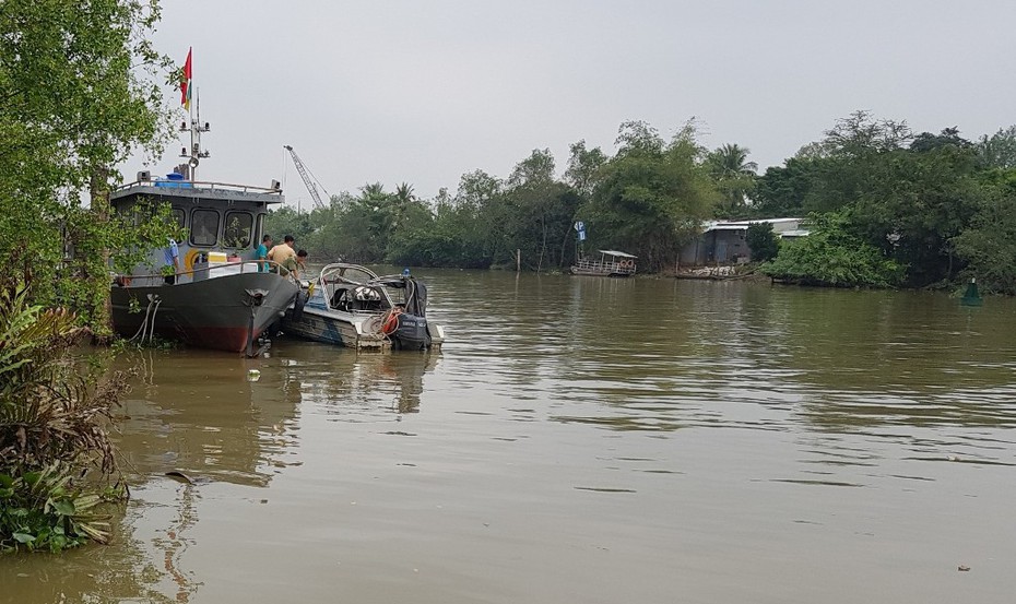 Tìm thấy thi thể cảnh sát đường thủy mất tích trong vụ lật ca nô