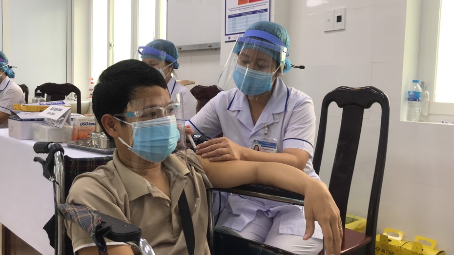 Cần Thơ: Hơn 160 người khuyết tật được tiêm vắc-xin phòng Covid-19