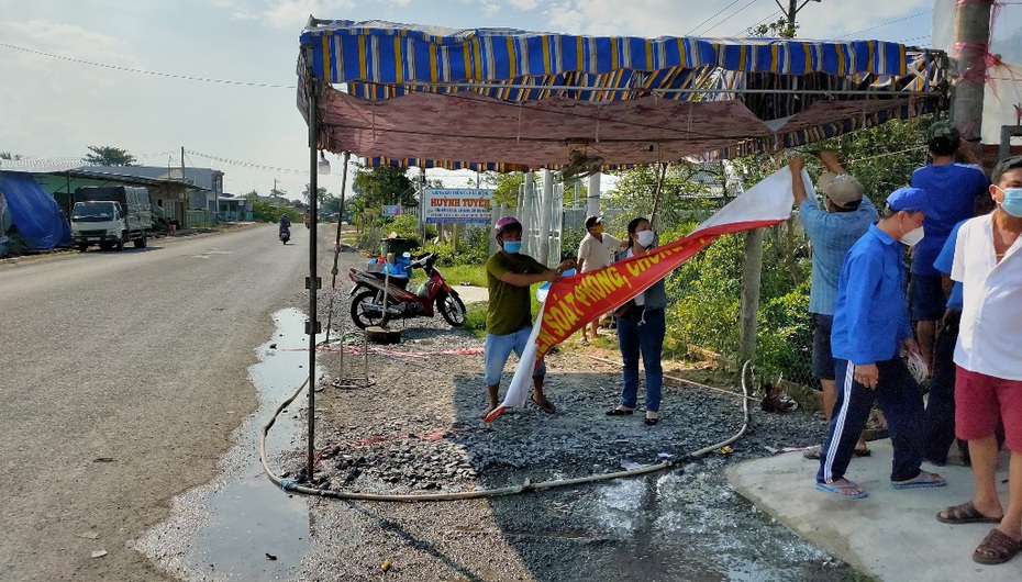 Vĩnh Long: Tạm dừng hoạt động các chốt kiểm soát phòng, chống dịch Covid-19