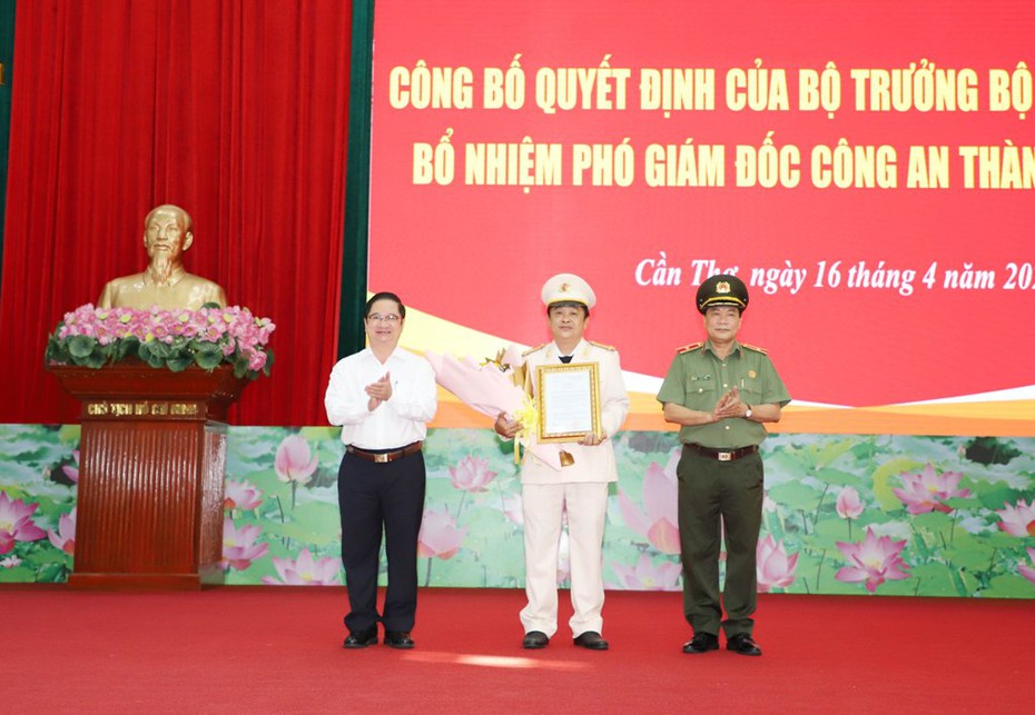 Công an TP Cần Thơ có tân Phó Giám đốc