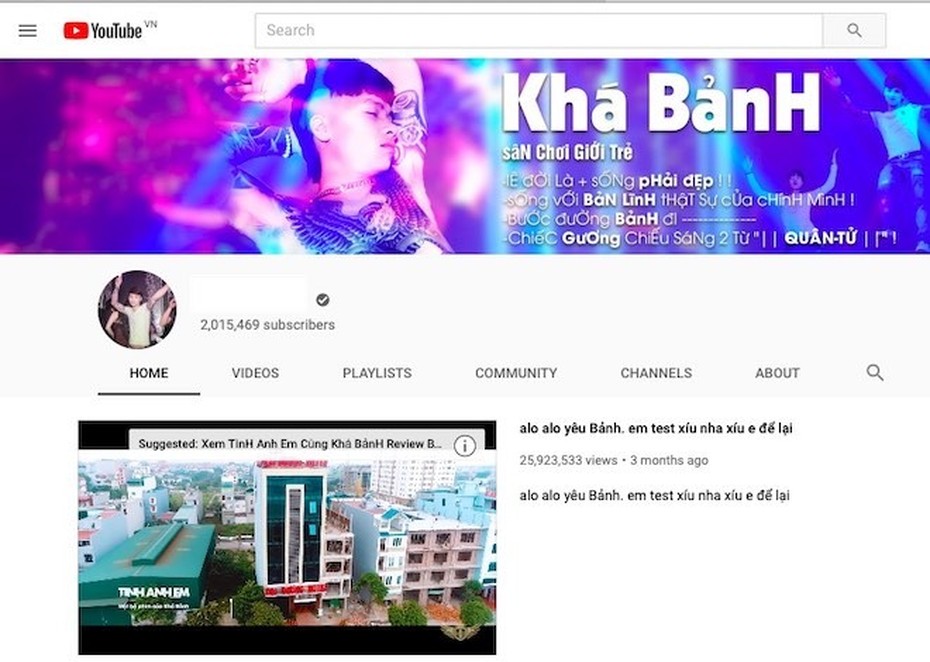 Doanh nghiệp nào "giúp" Khá Bảnh kiếm tiền trên YouTube?