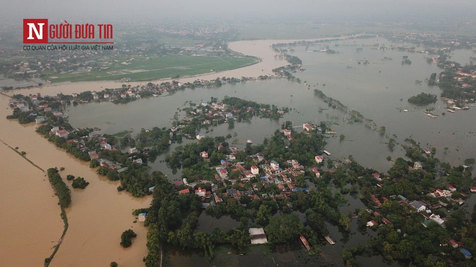 Hà Nội tính phương án thoát lũ vùng ngoại thành bị ngập sâu