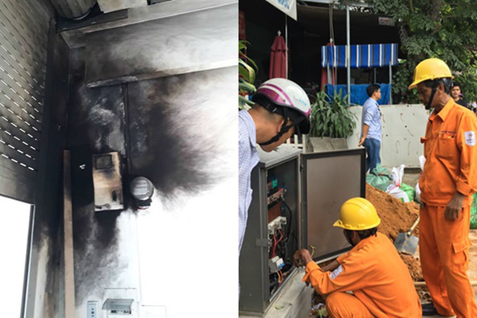 Cáp tời vướng dây điện cao áp gây nổ, 3 người thương nặng