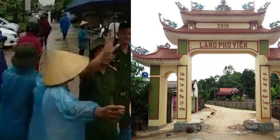 Cả làng bao vây nhóm giang hồ xăm trổ phá cổng làng