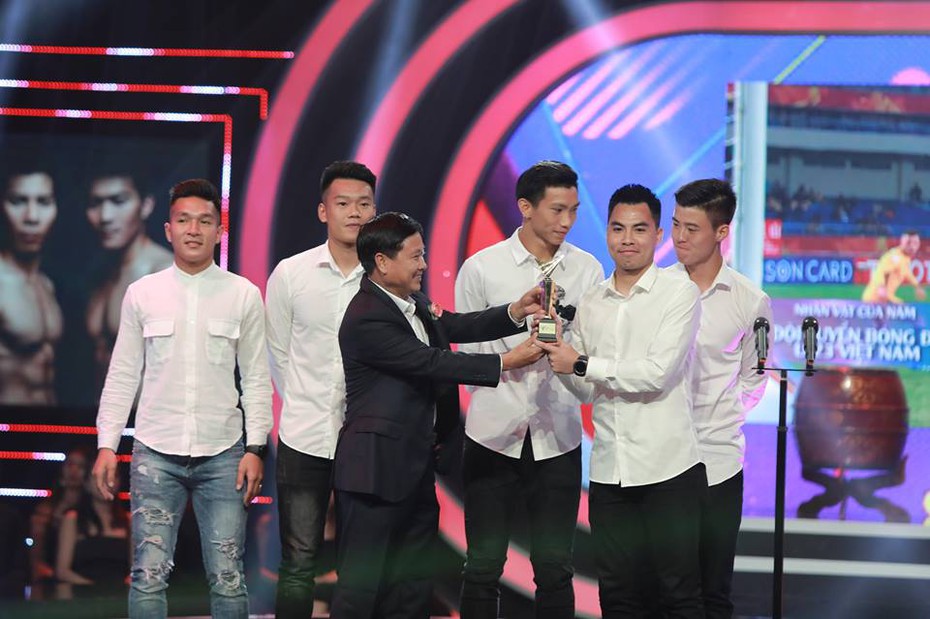Đội tuyển U23 Việt Nam giành "cú đúp" giải thưởng tại VTV Awards 2018