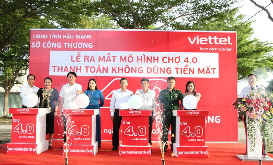 Hậu Giang: Ra mắt mô hình Chợ 4.0, thanh toán không dùng tiền mặt