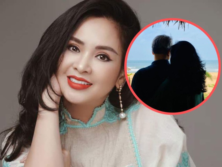 Diva Thanh Lam tựa vào vai người đàn ông giấu mặt, nghi đã có người yêu mới