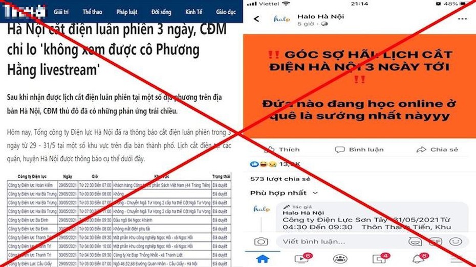 Sự thật về thông tin "cắt điện luân phiên" trên địa bàn Hà Nội