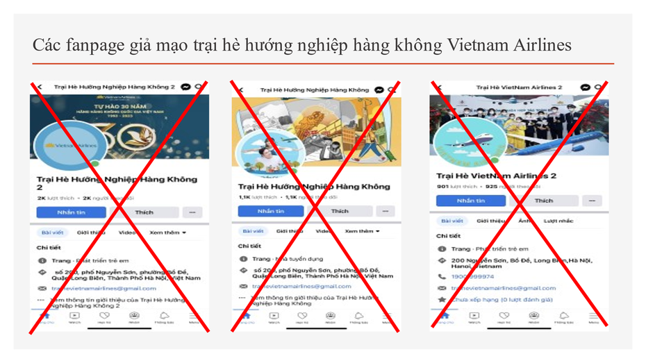 Cảnh giác thủ đoạn lừa đảo tham gia "Trại hè Vietnam Airlines"