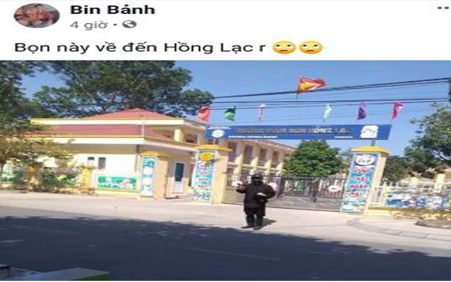 Sự thật về hình ảnh “người mặc đồ đen” về đến Hải Dương