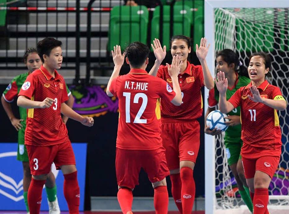 Đánh bại Indonesia, tuyển nữ futsal VN lần đầu vào bán kết châu Á