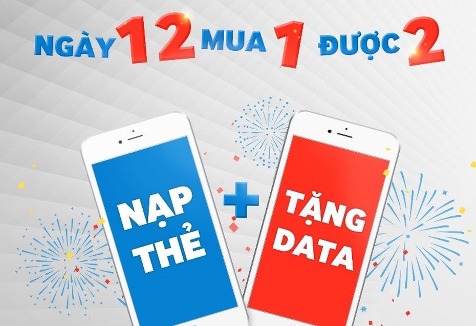 MobiFone tặng data miễn phí vào ngày 12 hàng tháng