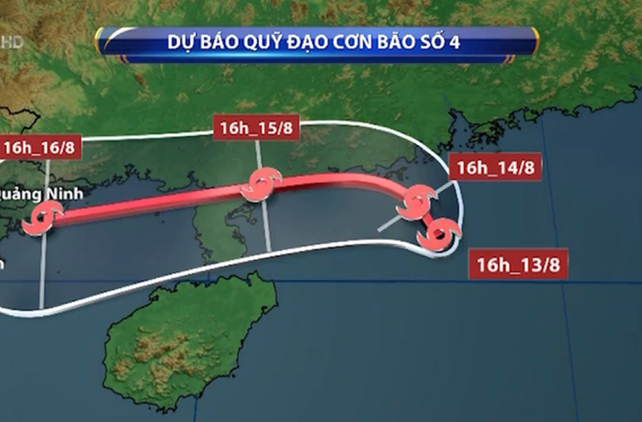 Tin bão mới nhất (14/8): Sức gió giật cấp 11, Bắc Bộ sẽ mưa rất to