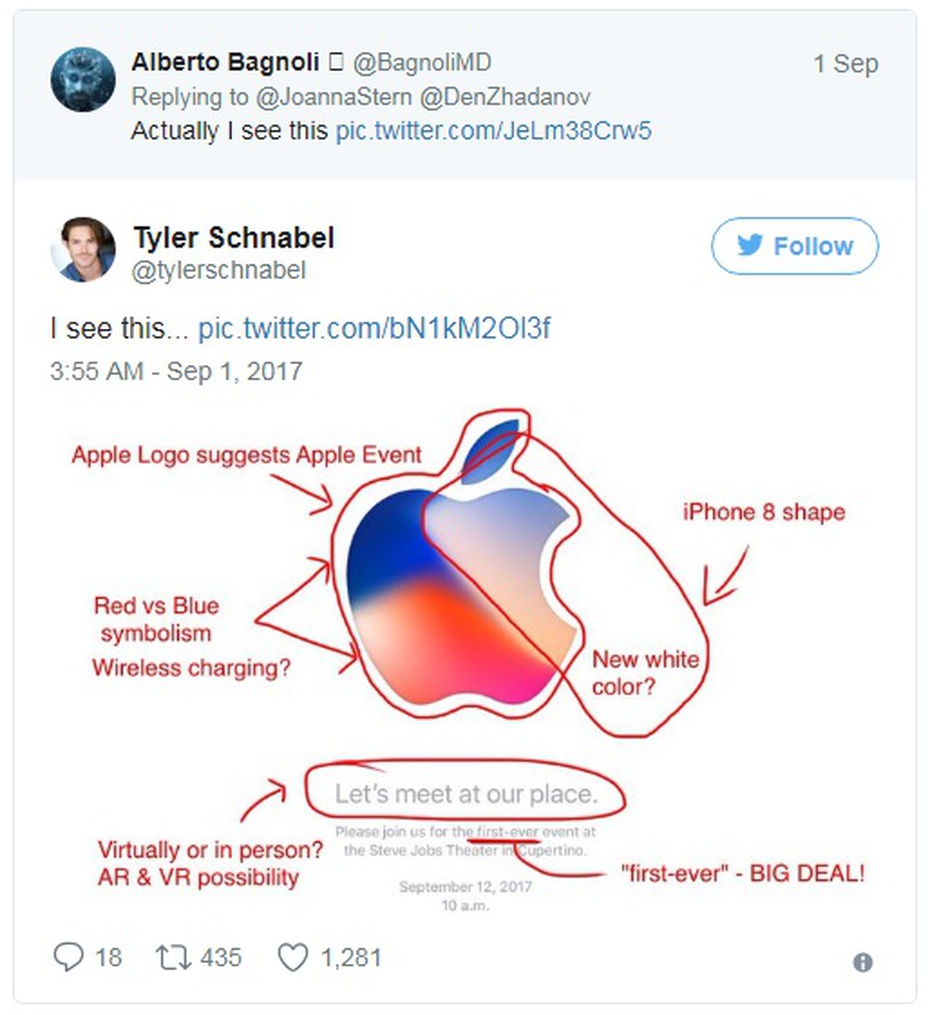 Giải mã bí ẩn thiệp mời của Apple về sự kiện ra mắt iPhone 8