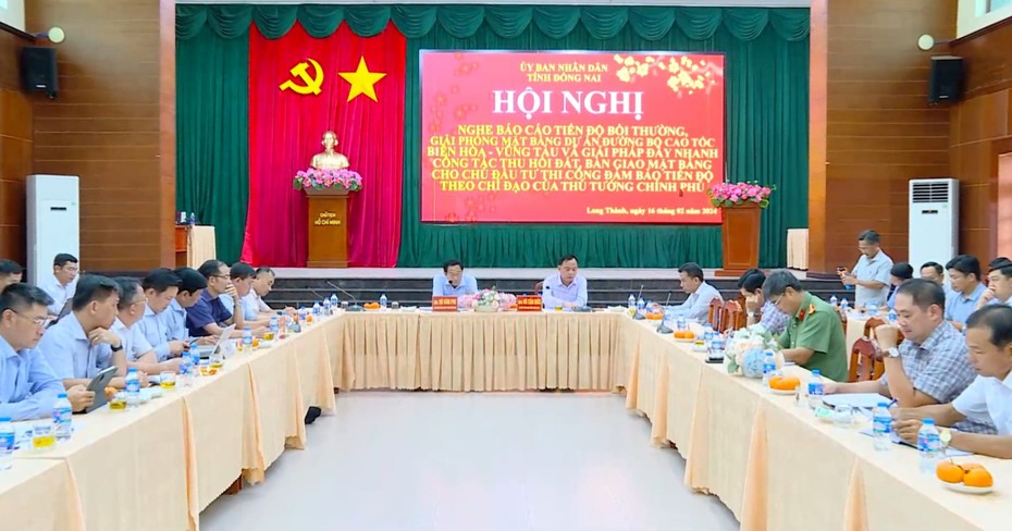 Đẩy nhanh tiến độ hoàn thành giải phóng mặt bằng đường bộ cao tốc Biên Hoà – Vũng Tàu trước ngày 30/06