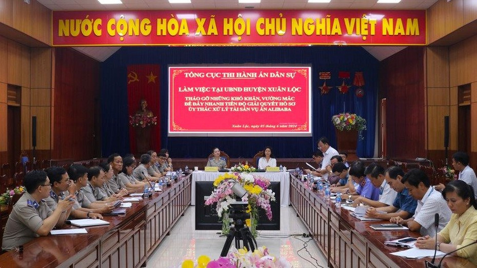 Đồng Nai: Khó khăn, vướng mắc trong thi hành án liên quan Công ty Alibaba