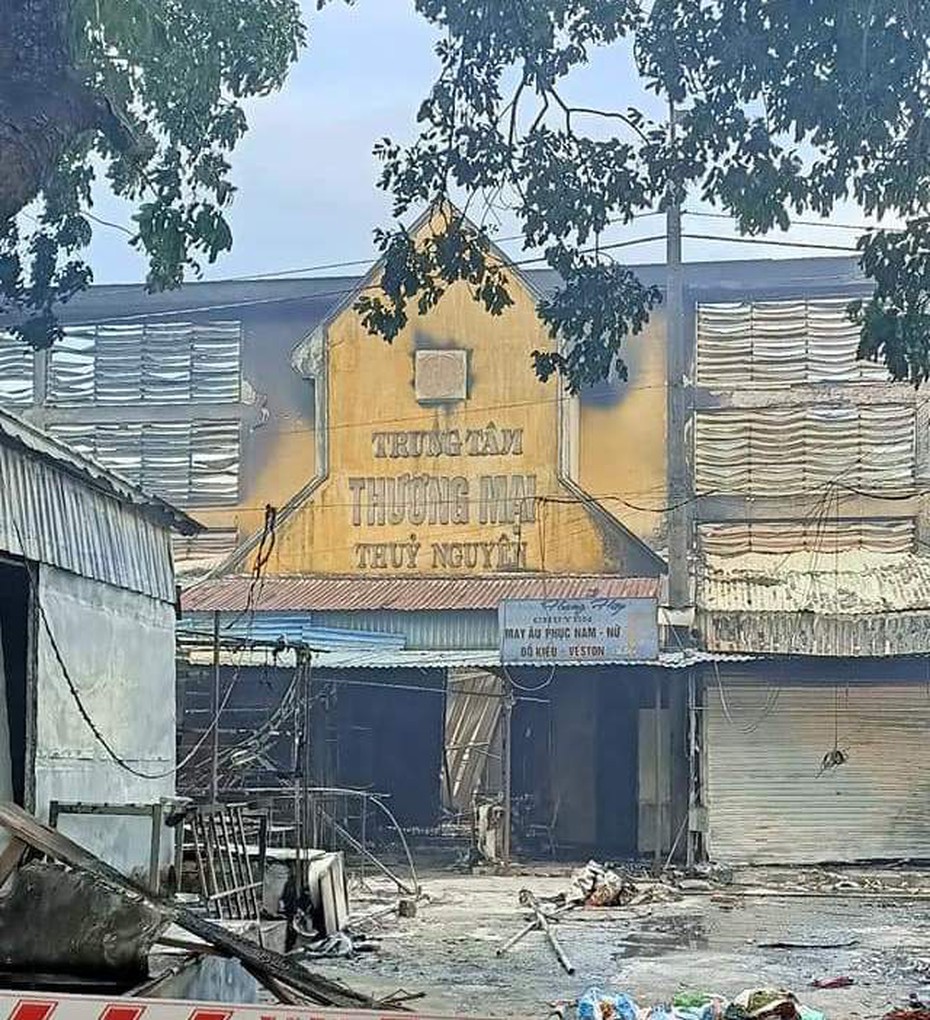 Hải Phòng: Sẽ xây lại khu chợ sầm uất bị cháy trước Tết Nguyên đán